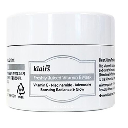 Dear Klairs Freshly Juiced Vitamin E Mask maska wielofunkcyjna do twarzy na bazie witaminy E, 15 ml