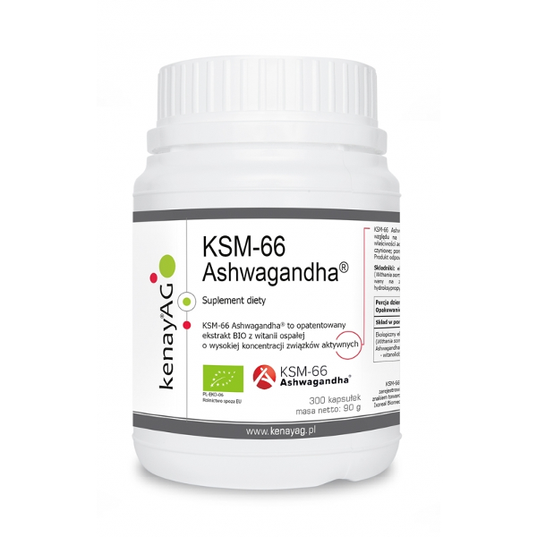 Ashwagandha KSM-66 BIO 300 kaps. (Kenay)