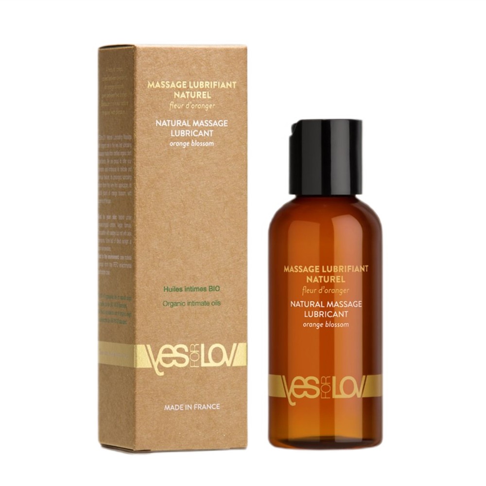 Yes For Lov Natural Massage Lubricant Bio olejek do masażu intymnego, 100 ml