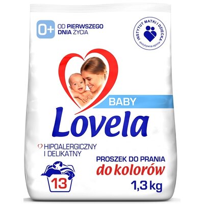 Proszek do prania LOVELA Baby 1.3 kg do kolorowych tkanin hipoalergiczny