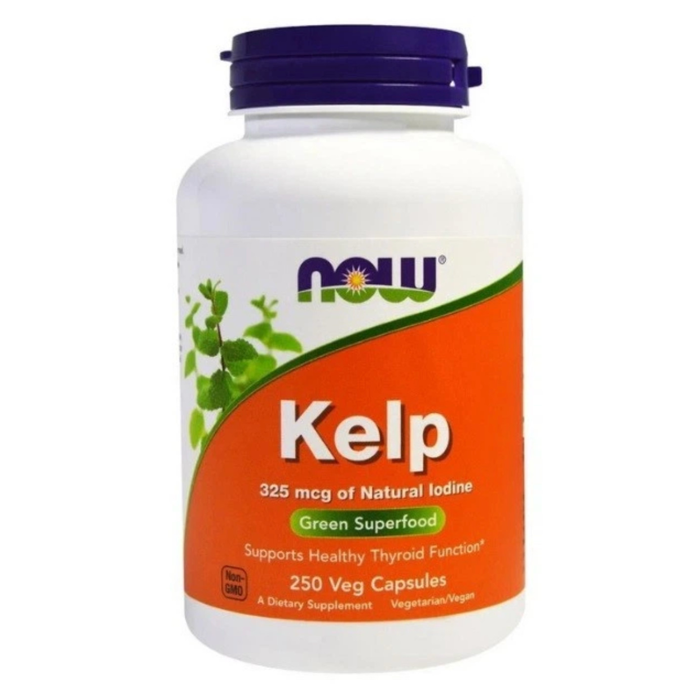 Now Foods Kelp (jod) 325µg suplement diety, 250 kaps./1 opak.