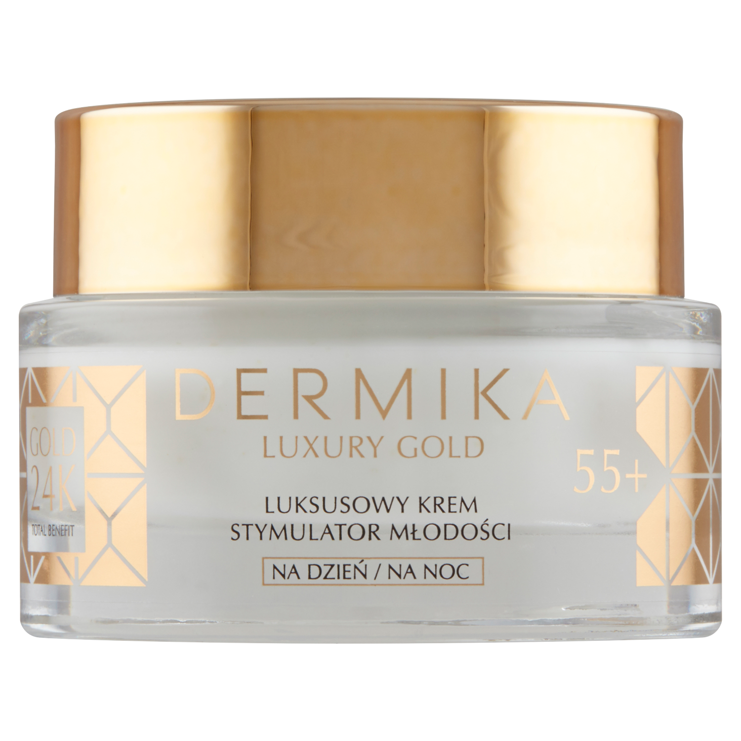 Dermika Gold 24k krem do twarzy stymulator młodości 55+, 50 ml