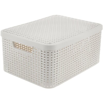 Koszyk CURVER Style Box M V2 + LID - OWH885 Kremowy