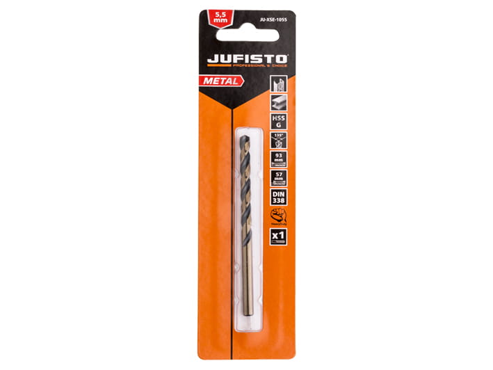 Wiertło do metalu HSS-G 5,5 x 93 mm (1 szt.) JUFISTO