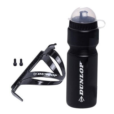 Bidon DUNLOP 275085 750 ml Czarny + Koszyk