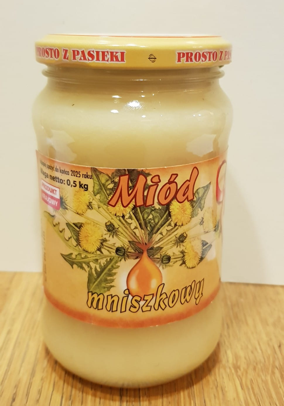 Miód Mniszkowy 500 g (Ks. Marciniak)