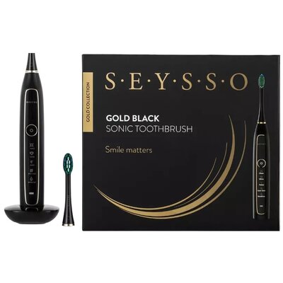 Szczoteczka soniczna SEYSSO Gold Black Special Collection