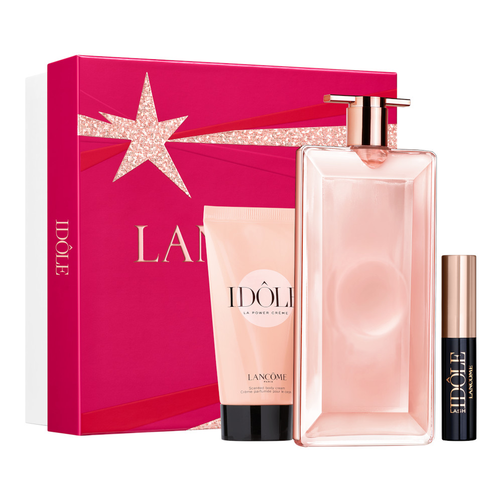 Lancôme Idole zestaw damski: woda perfumowana, 50 ml + krem do ciała, 50 ml + tusz do rzęs 2,5 ml - 01 Black