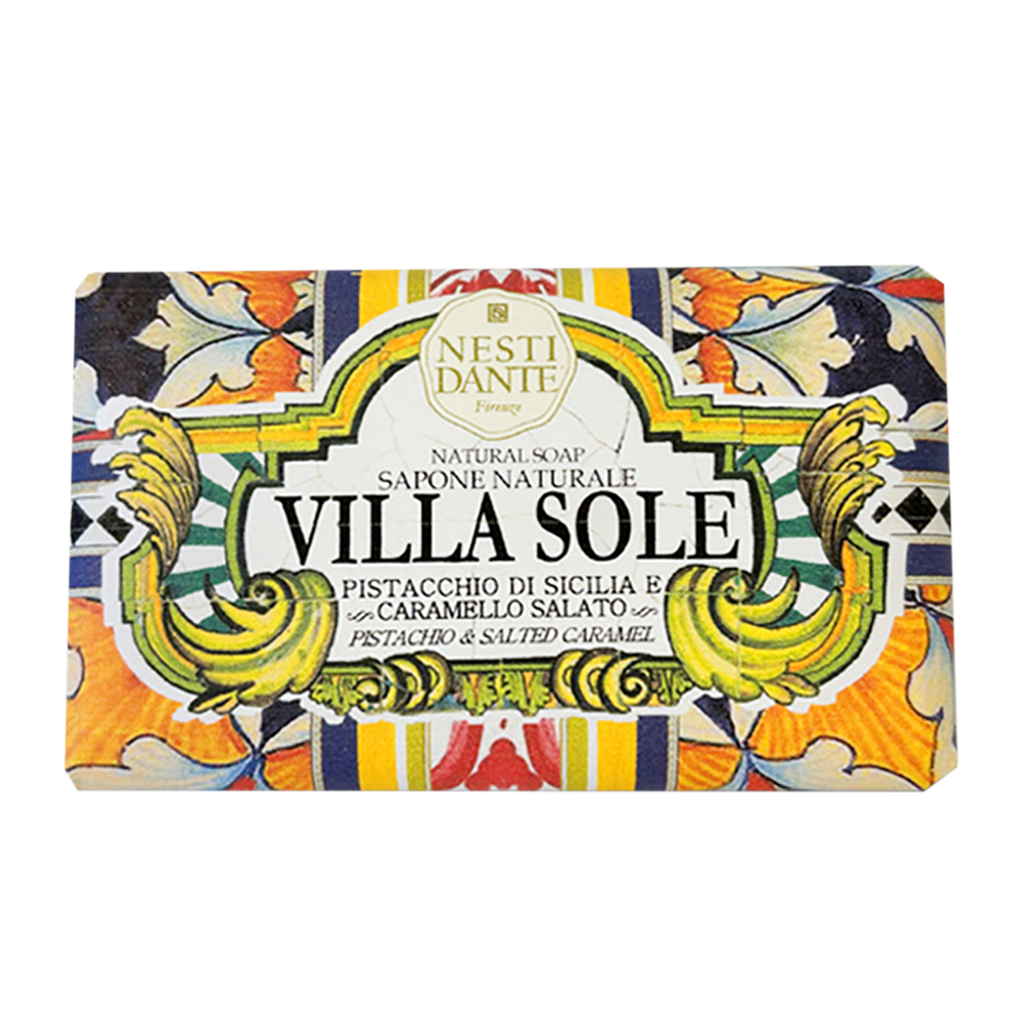 Nesti Dante PISTACCHIO DI SICILIA E CARAMELLO mydło w kostce, 250 g