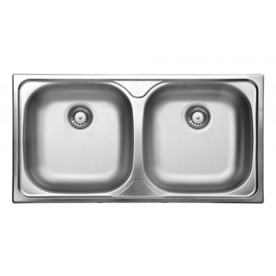 Zlewozmywak dwukomorowy DEANTE Xylo ZEX 0203 Stal szlachetna 43.5x78