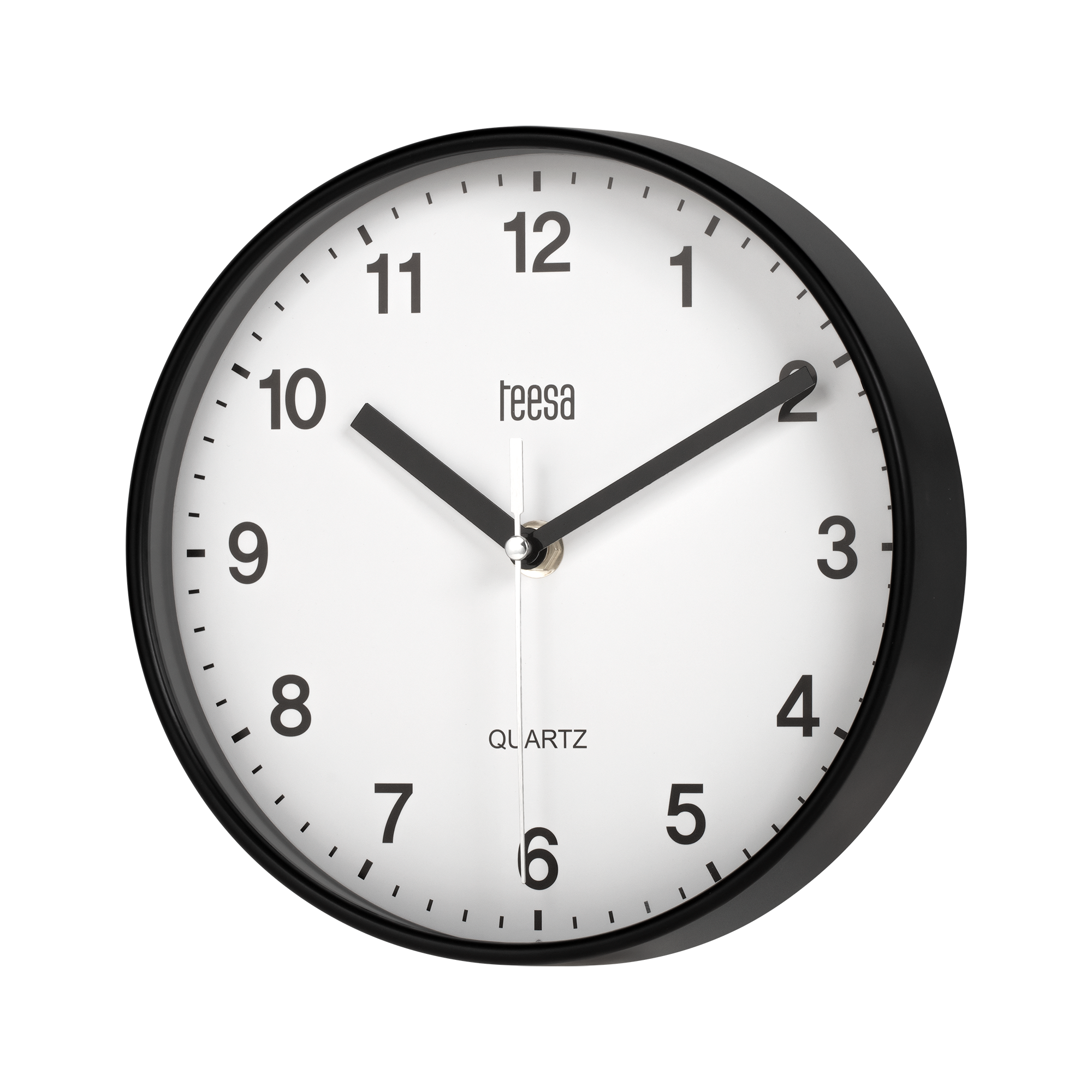 Zegar ścienny 20 cm czarny