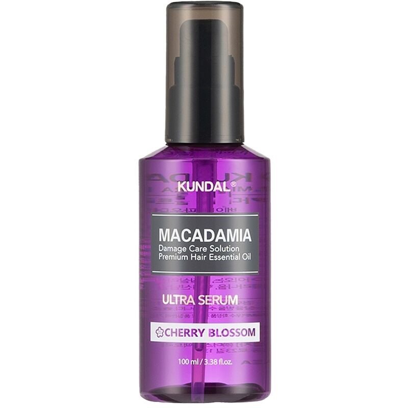 Kundal Makadamia i Kwitnąca Wiśnia rewitalizujące serum do włosów, 100 ml