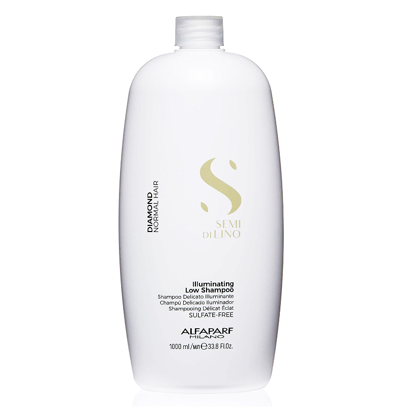 Alfaparf Semi Di Lino Diamond Illuminating Low rozświetlający szampon niskopieniący do włosów, 1000 ml