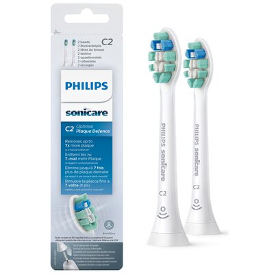 Końcówka szczoteczki PHILIPS Sonicare C2 HX9022/10 (2 szt.) (Usuwanie płytki nazębnej)