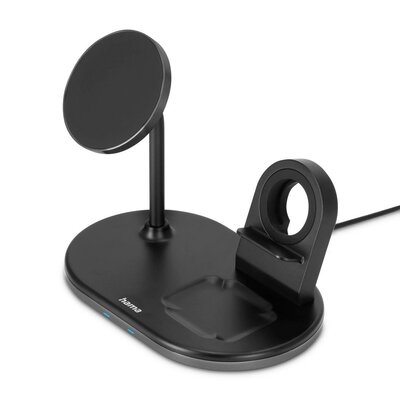 Ładowarka indukcyjna HAMA 3w1 MagCharge Multi 15W Czarny Qi