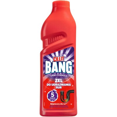 Żel udrażniający do rur CILLIT BANG Turbo Formuła 1000 ml