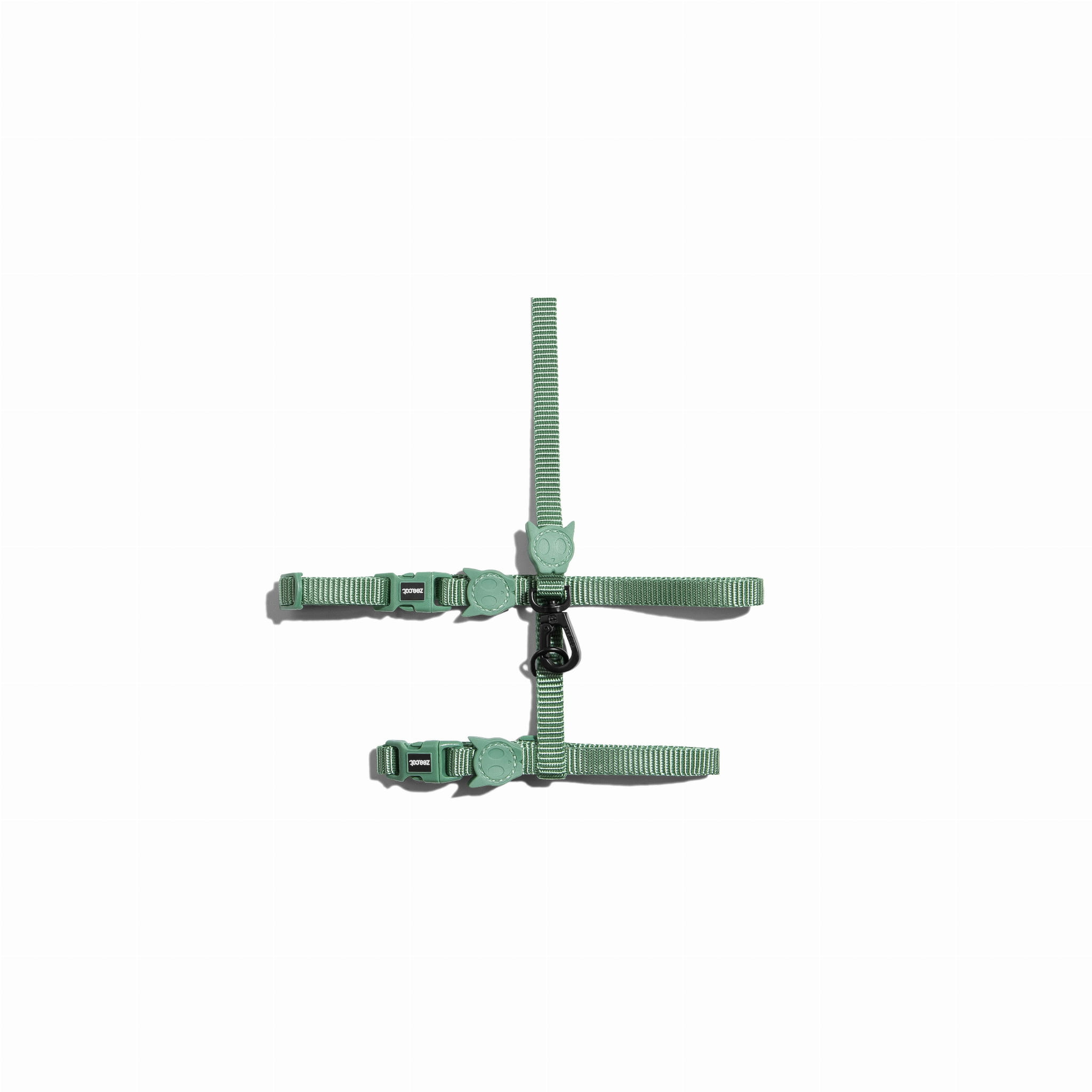 Zee Cat Szelki i smycz dla kota Army Green