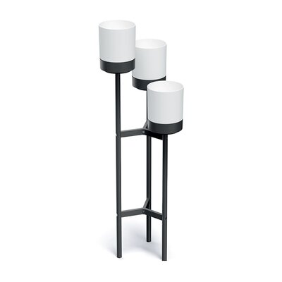 Kwietnik PROSPERPLAST Bloomie Stand IKD3H-S449 42 x 39.5 x 125 cm Czarno-biały