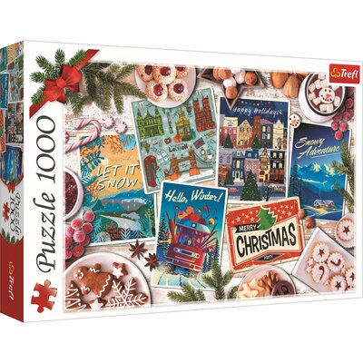 Puzzle TREFL Zimowe wspomnienia 10730 (1000 elementów)