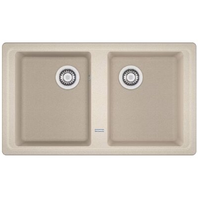 FRANKE - Zlewozmywak wbudowywany Basis BFG 620-34-34 Orzechowy