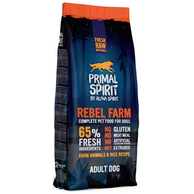 Karma dla psa ALPHA SPIRIT Rebel Farm Kurczak 12 kg