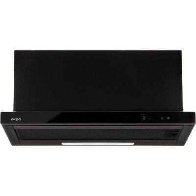 Okap AKPO WK-7 Light Glass Touch 50 Czarne szkło