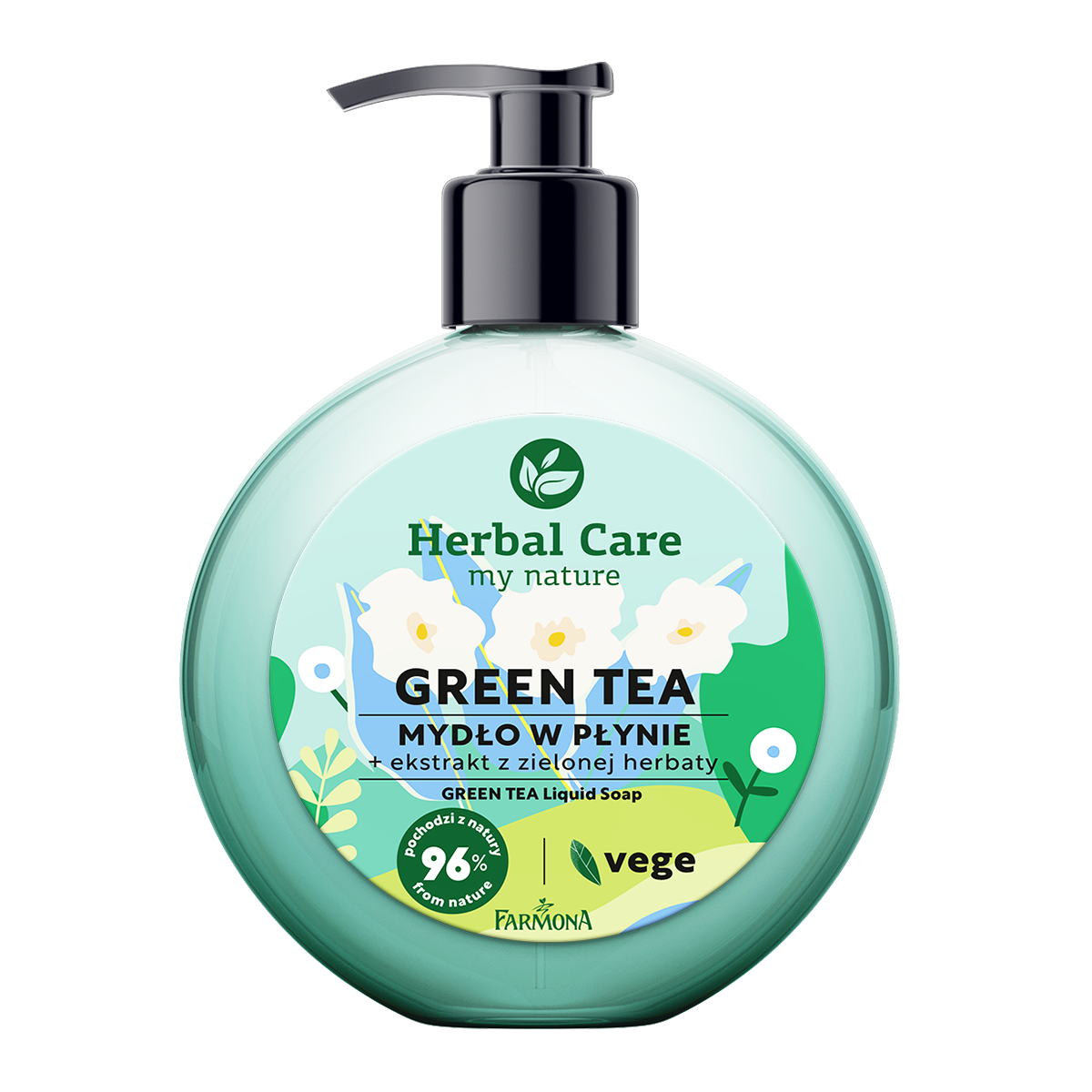 Herbal Care Green Tea mydło w płynie, 400 ml