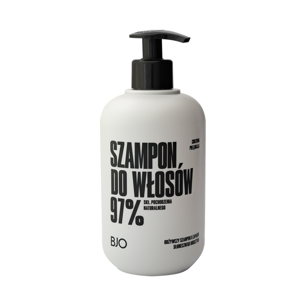 Bjo Słoneczny Bursztyn odżywczy szampon do włosów o zapachu słonecznego bursztynu, 500 ml