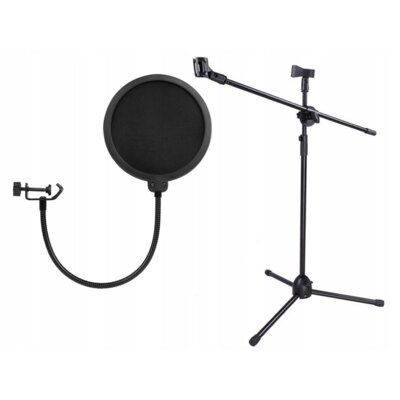 Filtr mikrofonowy + statyw XREC SB4524