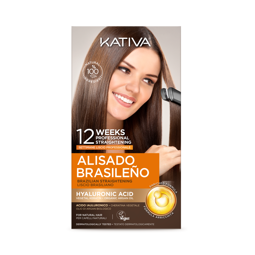 Kativa Brazilian Straightening Kit zestaw do prostowania włosów, 1 zest.