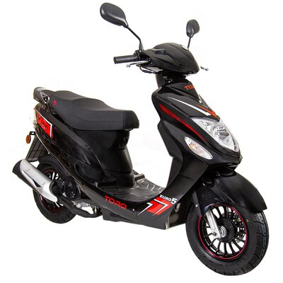 Skuter TORQ Znen Vivo ZNAY50 Euro 5 50cm3 10" 5.4l Czarno-czerwony