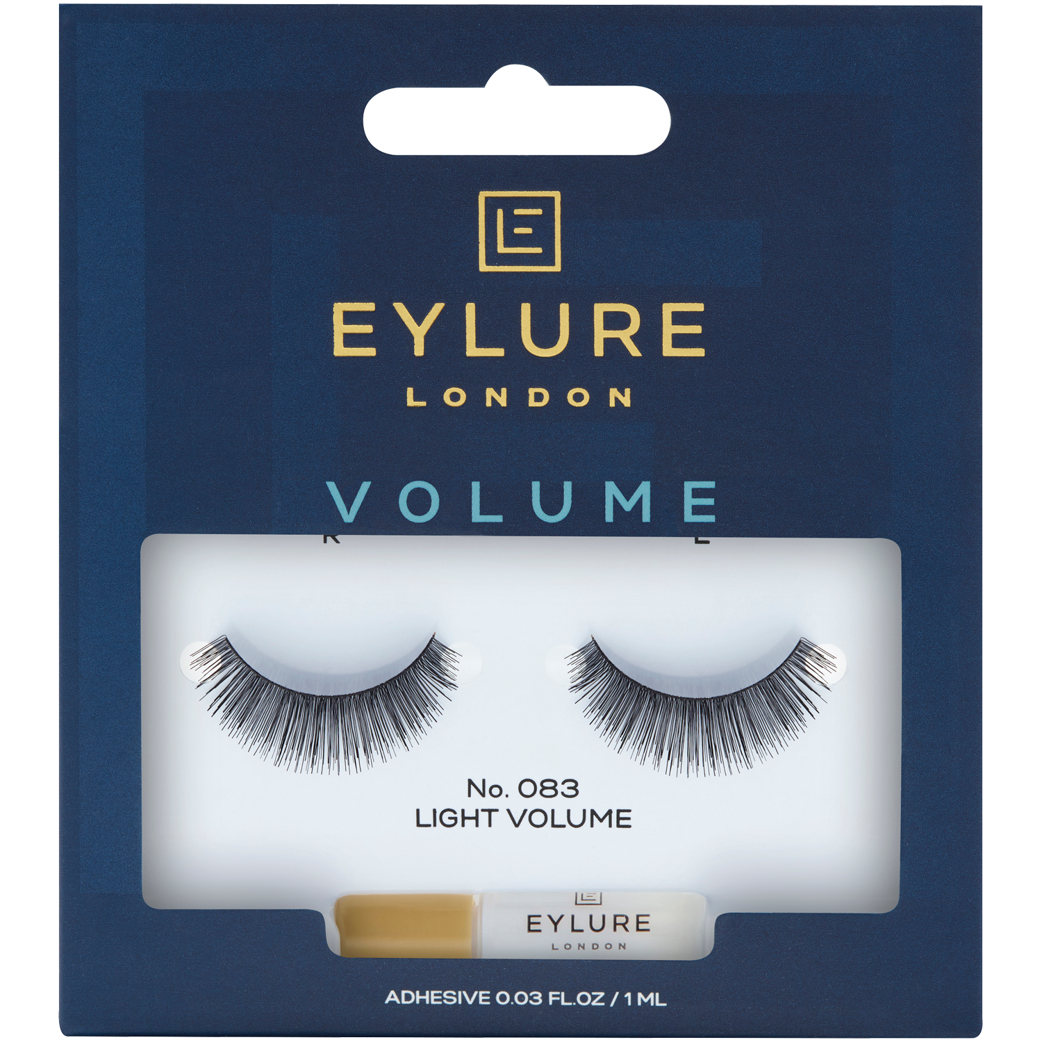 Eylure Volume sztuczne rzęsy z klejem, efekt pogrubienia 083, 2 szt./ 1 opak.