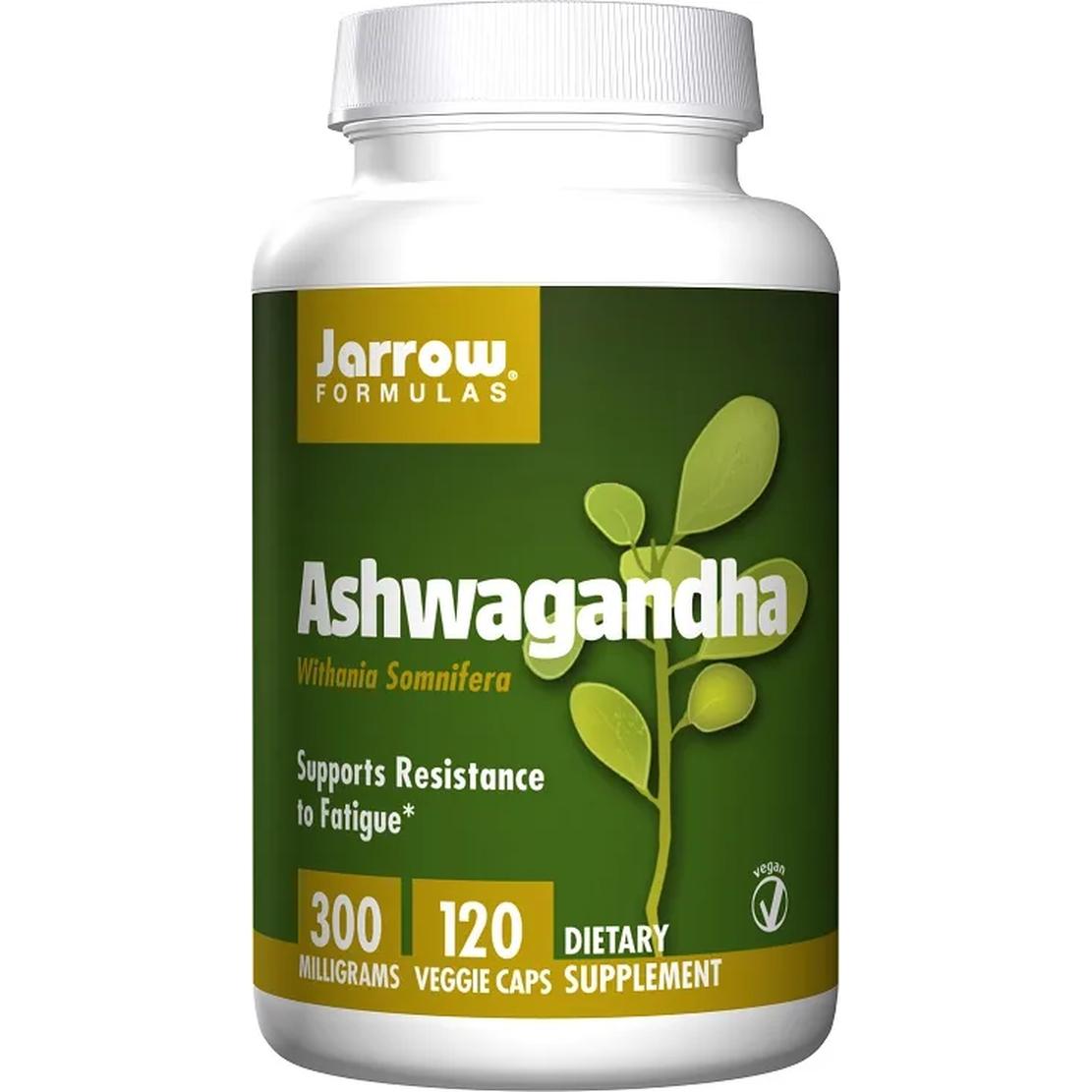 Jarrow Formulas suplement diety Ashwagandha, 300mg, 120 kaps./1 opak.