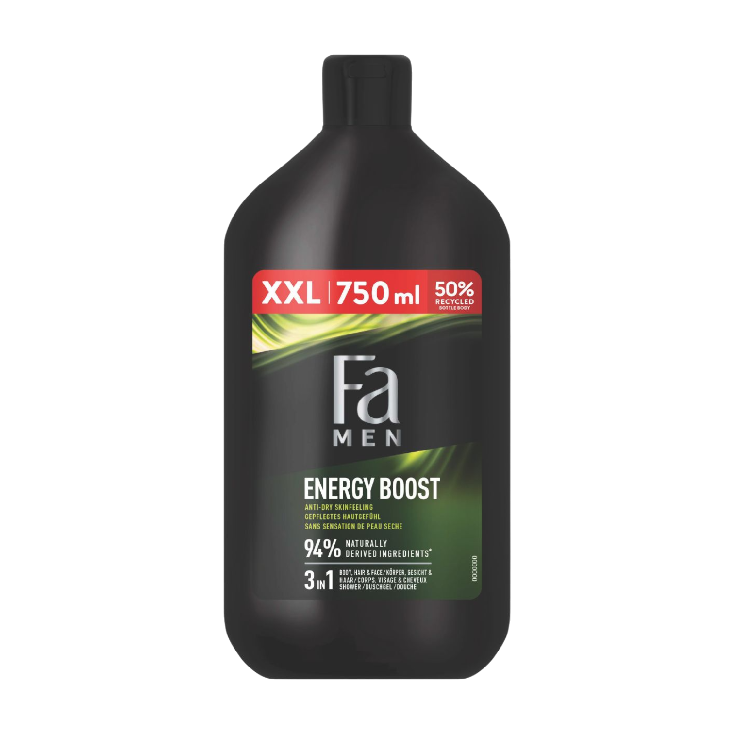 Fa Men Energy Boost żel pod prysznic, 750 ml