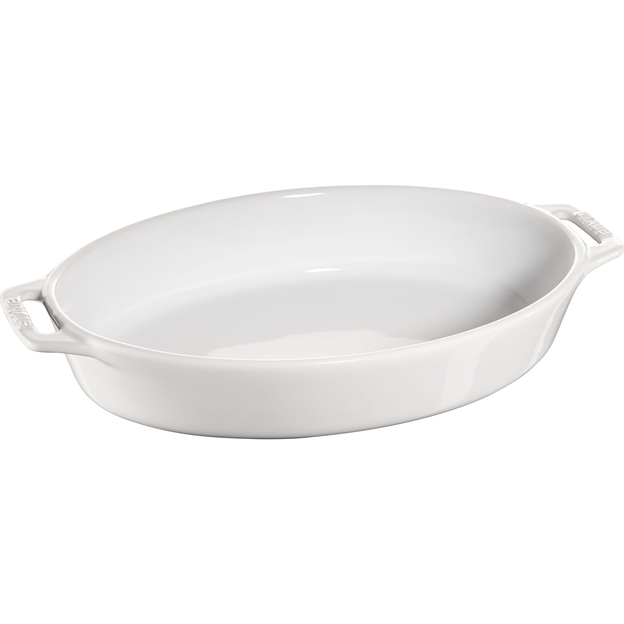 Staub - Owalny półmisek ceramiczny Cooking 2,3 L biały