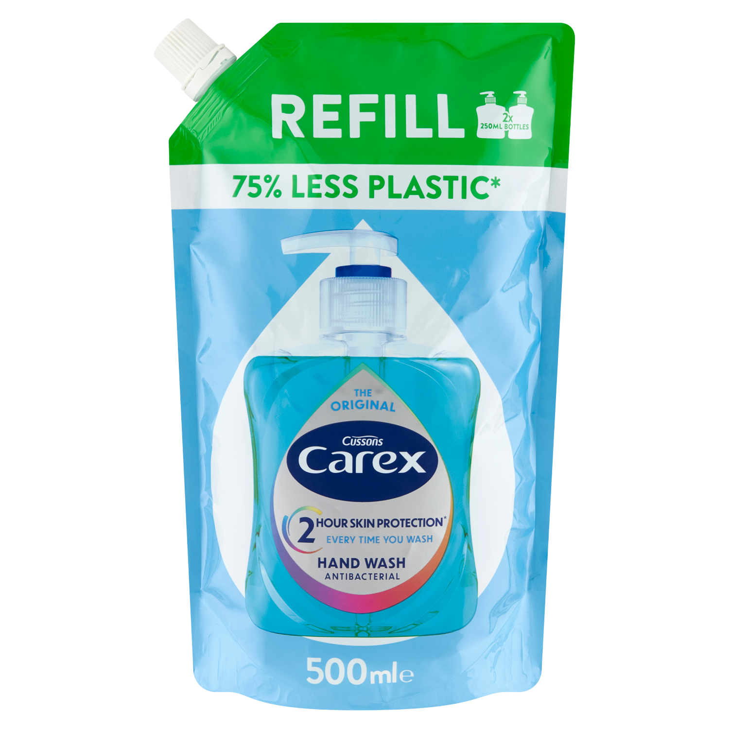 Carex Original zapas mydła antybakteryjnego do rąk w płynie, 500 ml
