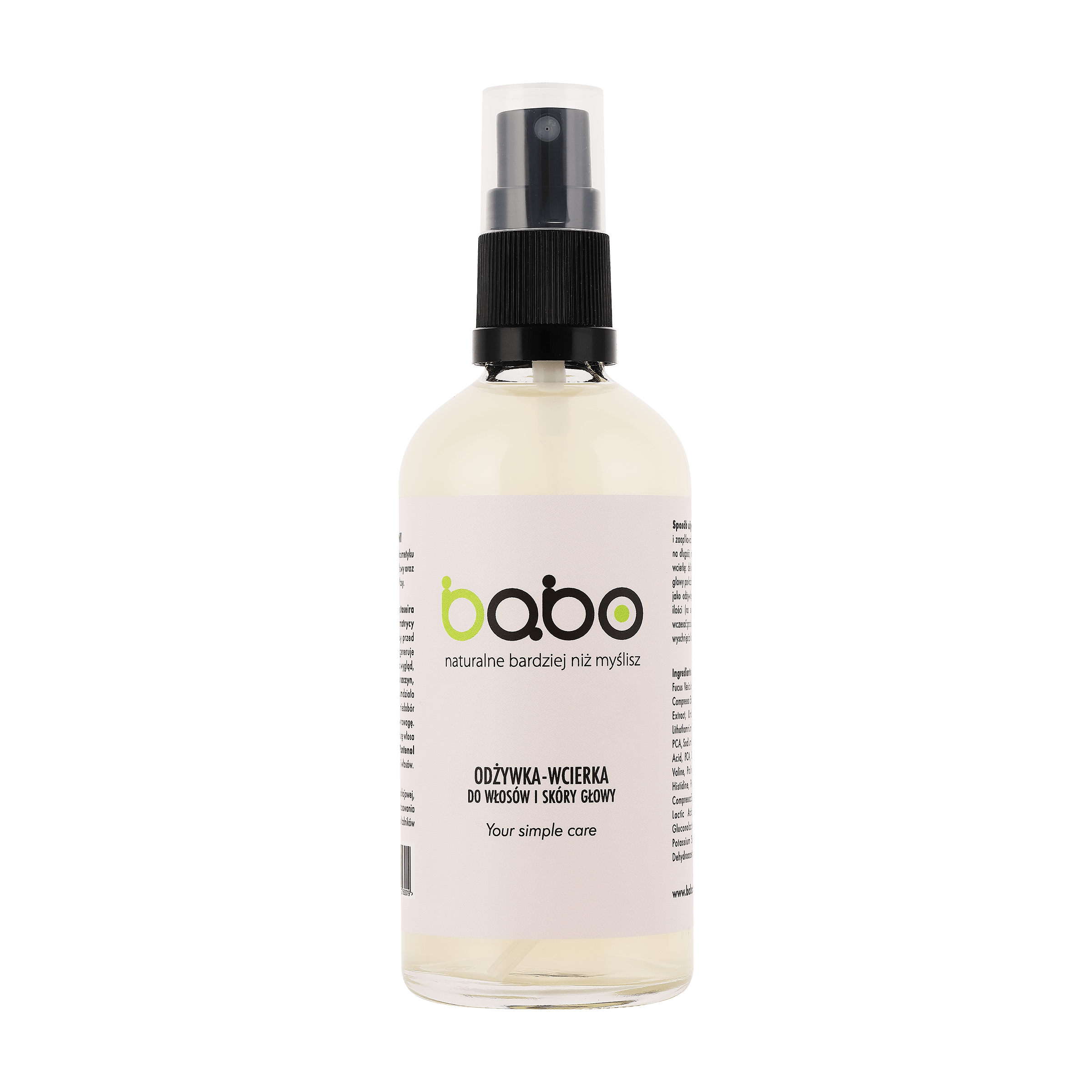 Babo Hair odżywka-wcierka do włosów i skóry głowy, 100 ml
