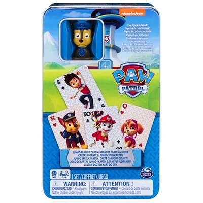 Gra karciana SPIN MASTER Psi Patrol + figurka w puszce 6044336