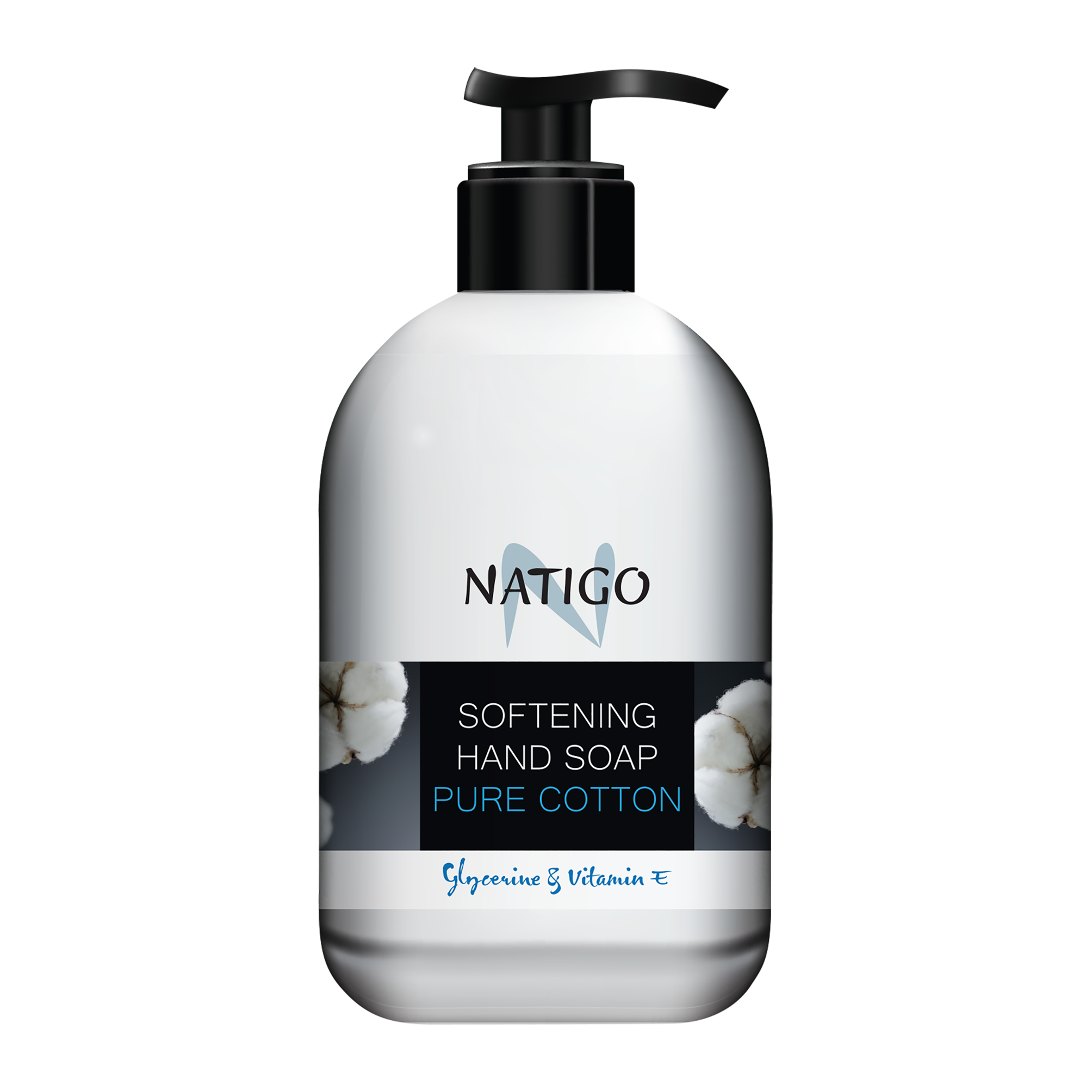 Natigo Pure Cotton łagodzące mydło w płynie, 500 ml