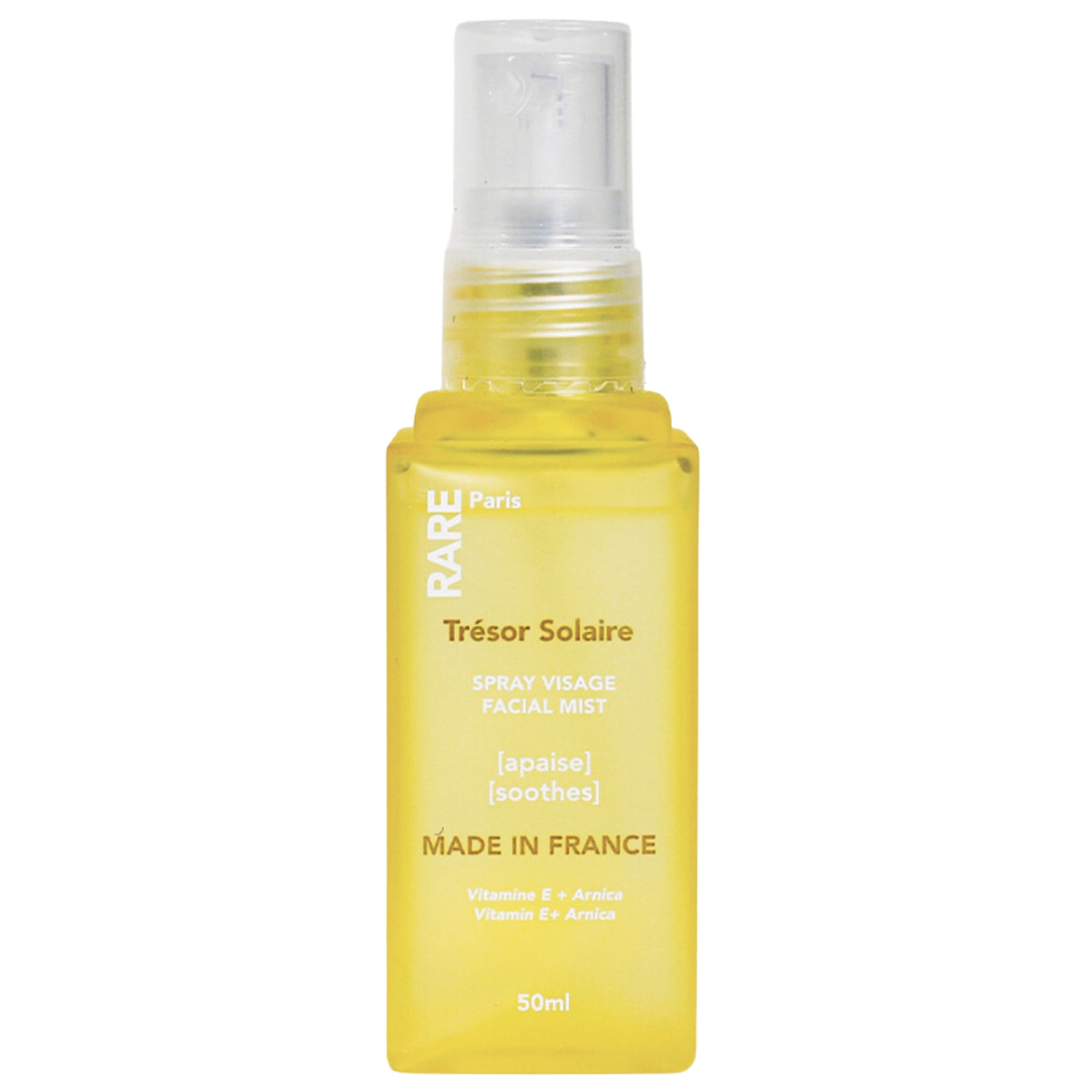 Rare Paris Trésor Solaire kojąca mgiełka do twarzy, 50 ml