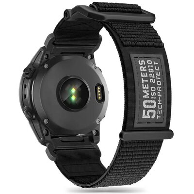 Pasek TECH-PROTECT Scout do Garmin Fenix 3/5X/3HR/5X Plus/6X/6X Pro/7X (51mm) Czarny