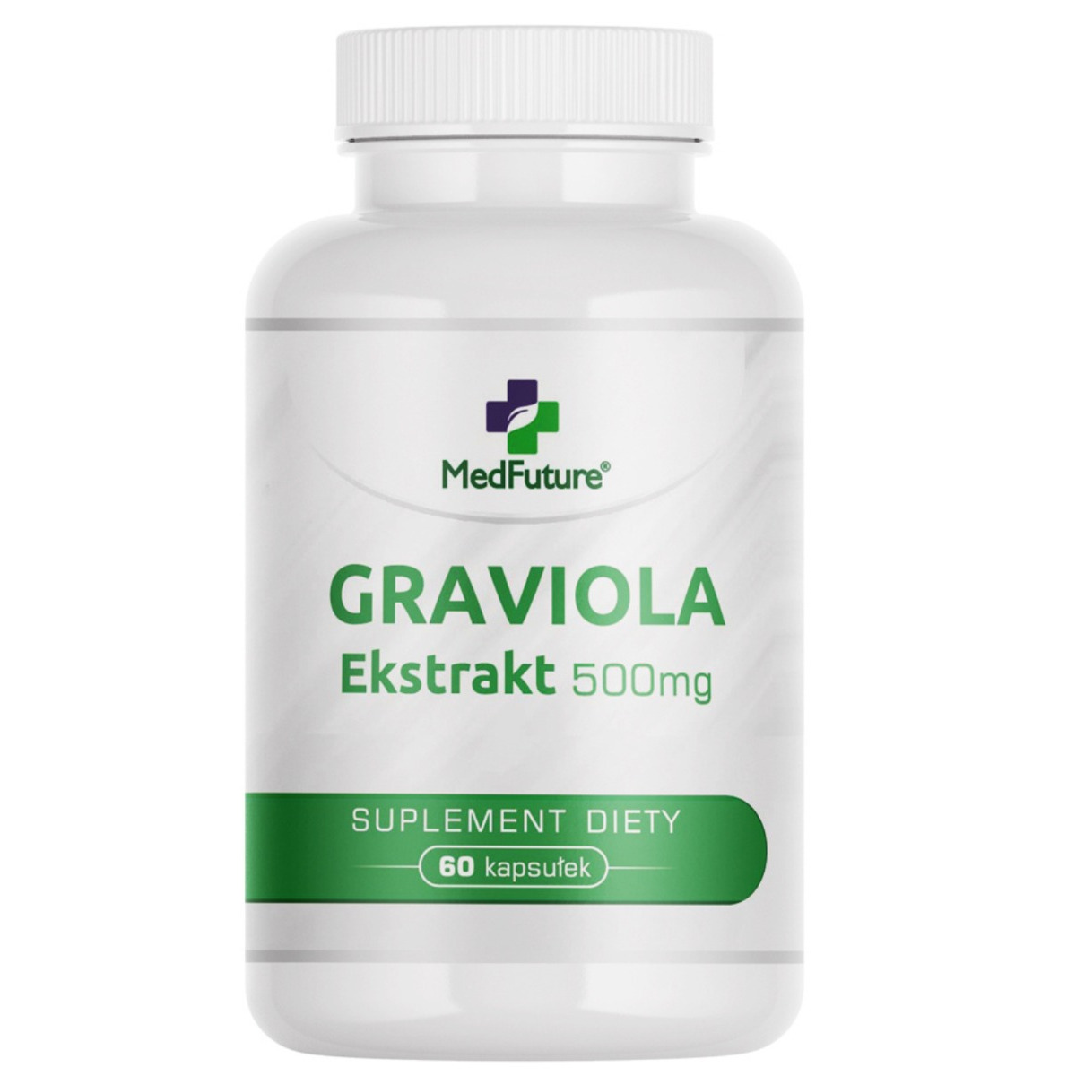 MedFuture Graviola ekstrakt 500 mg suplement diety, 60 kaps./1 opak.