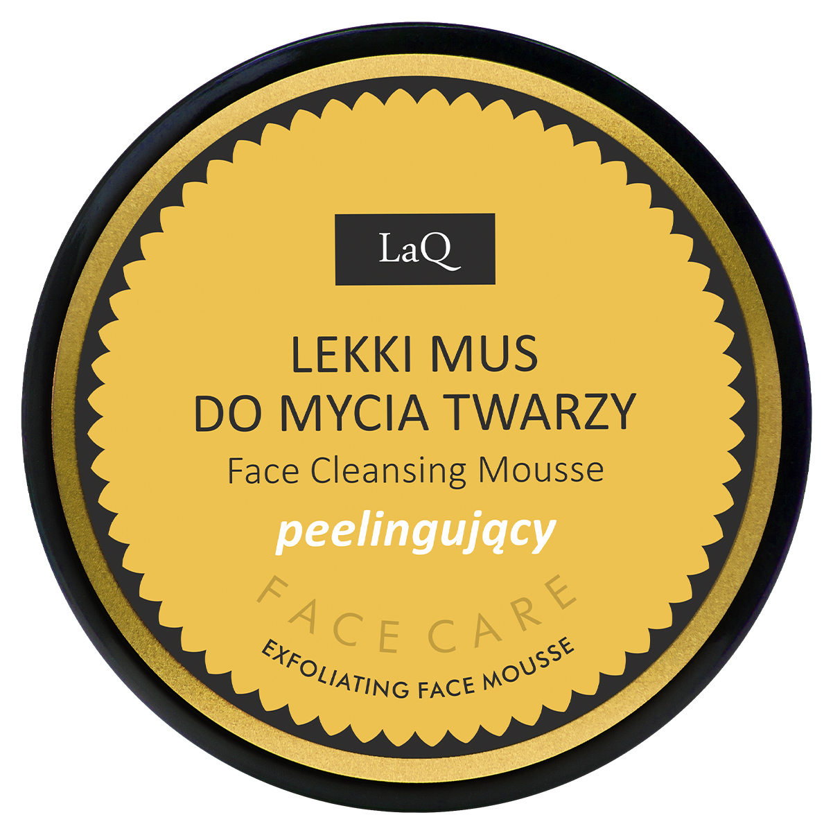 LaQ Peelingujący lekki mus do mycia twarzy, 100 ml