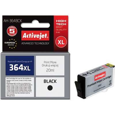 Tusz ACTIVEJET do HP 364 XL CN684EE Czarny 20 ml AH-364BCX