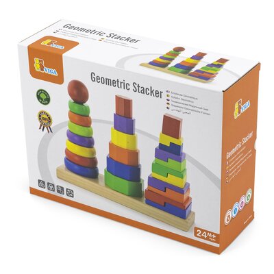 Zabawka edukacyjna VIGA Piramidki 50567