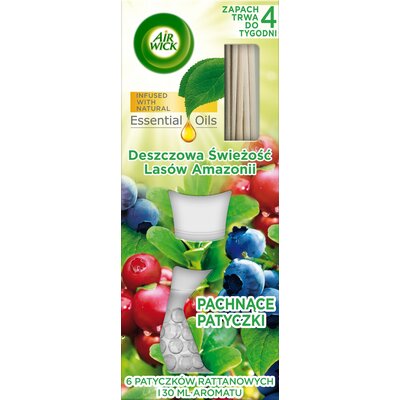 Patyczki zapachowe AIR WICK Deszczowa Świeżość Lasów Amazonii 30 ml
