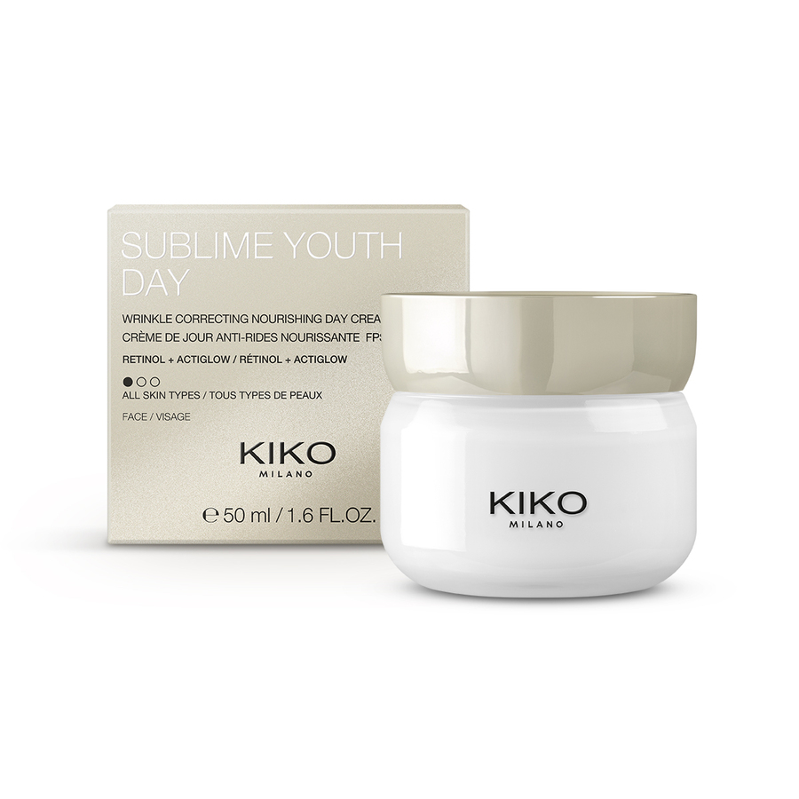 Kiko Milano New Sublime Youth Day przeciwzmarszczkowy krem odżywczy na dzień z retinolem SPF15, 50 ml