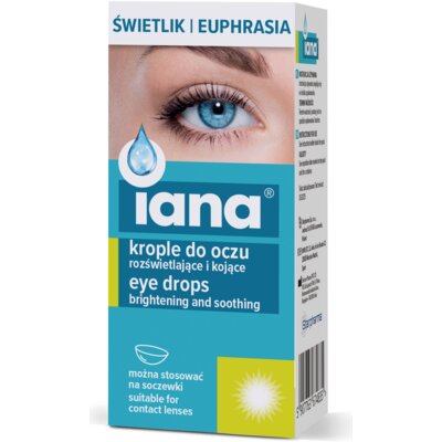 Krople do oczu IANA Euphrasia Świetlik  (10 ml)
