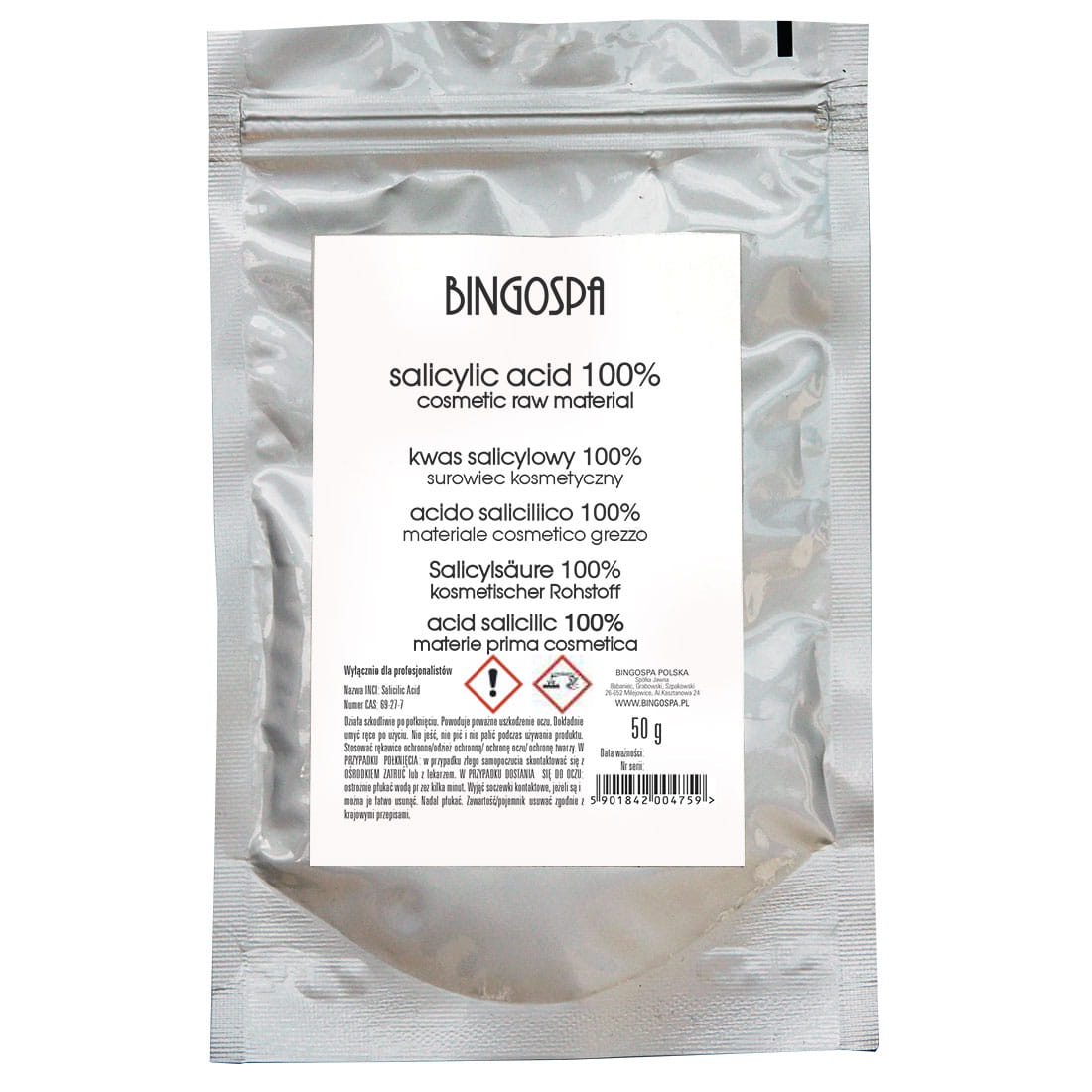 Bingospa kwas salicylowy 100%, 50 g