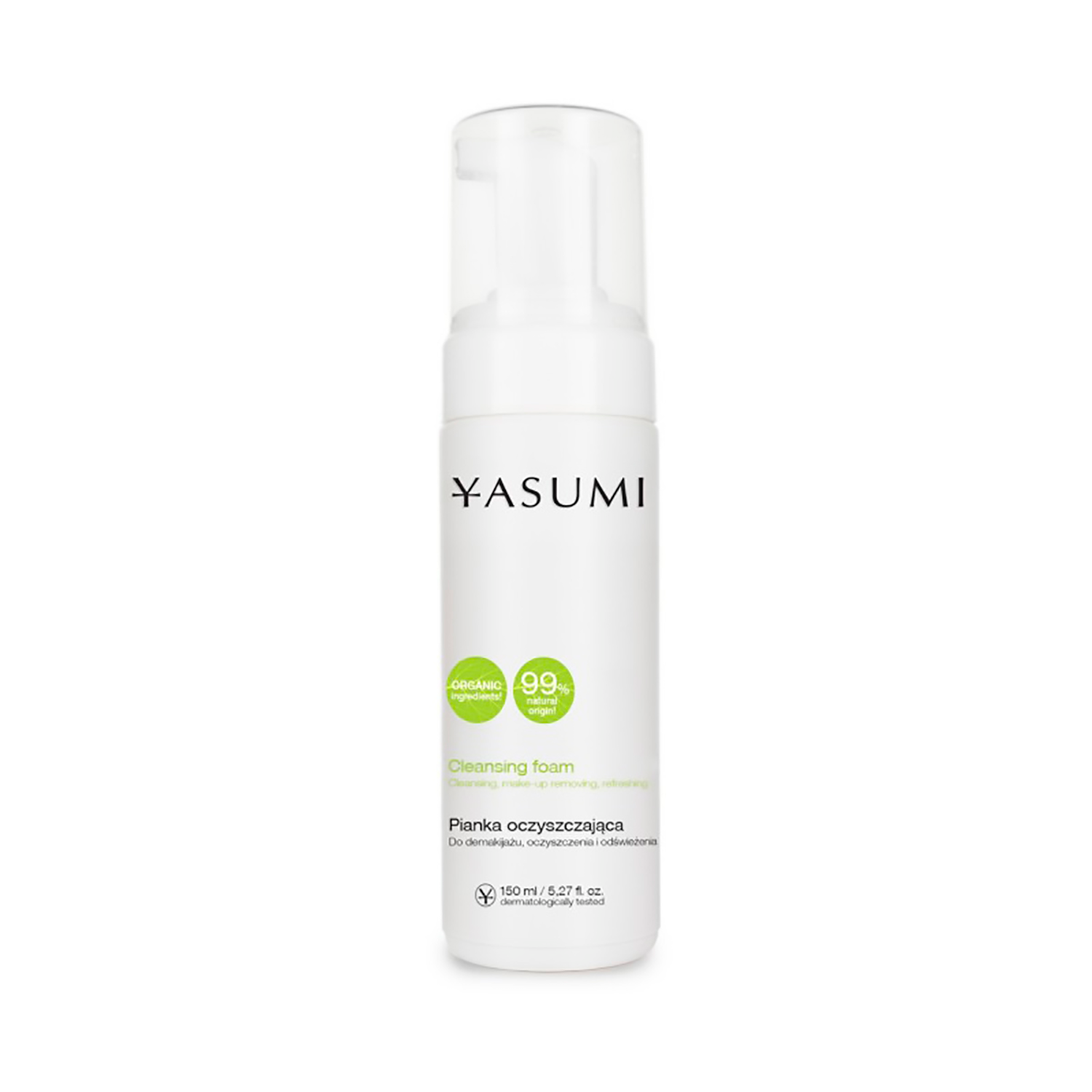 Yasumi pianka oczyszczająca do twarzy, 150 ml